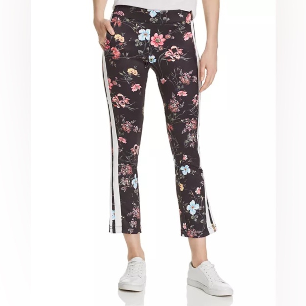 PAM & GELA Fineline Floral Track Pants - Scuba Material  Size Small